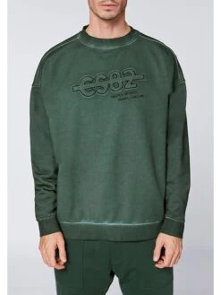 Chiemsee Sweatshirt "Nibet" Donkergroen -Gstar Kleding Winkel chiemsee sweatshirt nibet donkergroen 5