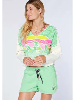 Chiemsee Sweatshirt "Ninole" Meerkleurig -Gstar Kleding Winkel chiemsee sweatshirt ninole meerkleurig 3