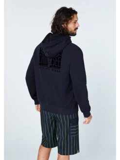 Chiemsee Sweatvest "Costa Rica" Donkerblauw -Gstar Kleding Winkel chiemsee sweatvest costa rica donkerblauw 1