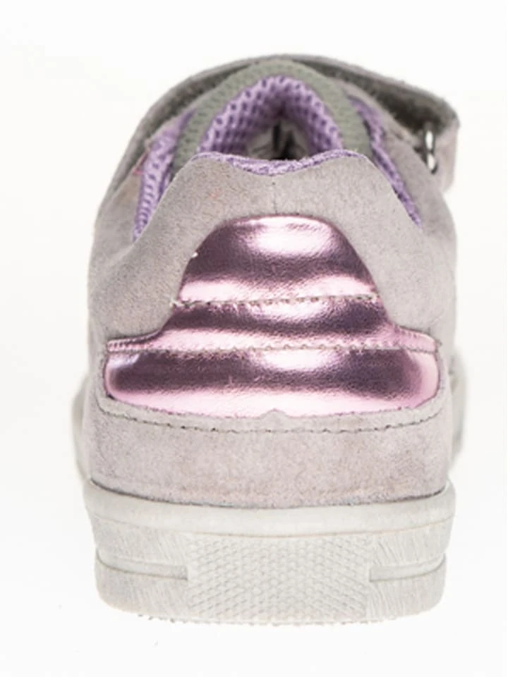 Ciao Leren Sneakers Grijs/lichtroze 6 Ciao Leren Sneakers Grijs/lichtroze - Afbeelding 4