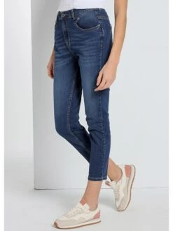 CIMARRON Spijkerbroek - Mom Fit - In Donkerblauw