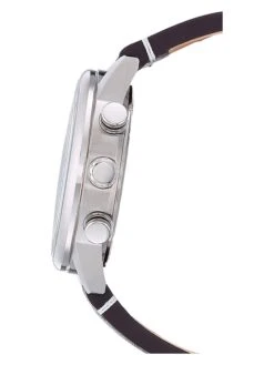 Citizen Chronograaf Donkerbruin/zilverkleurig -Gstar Kleding Winkel citizen chronograaf donkerbruin zilverkleurig 2