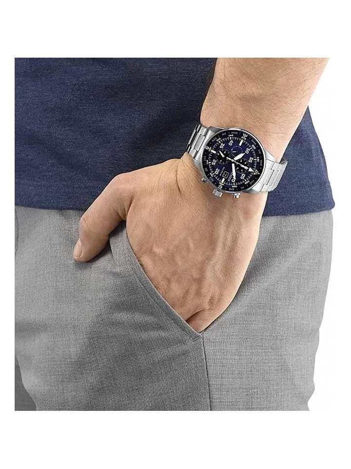 Citizen Chronograaf Zilverkleurig 8 Citizen Chronograaf Zilverkleurig - Afbeelding 6