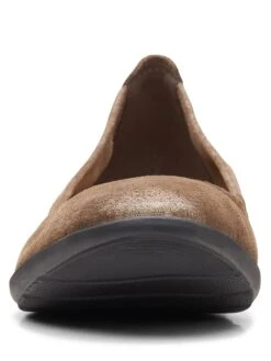 Clarks Leren Ballerina's Lichtbruin -Gstar Kleding Winkel clarks leren ballerinas lichtbruin 2