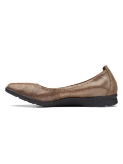 Clarks Leren Ballerina's Lichtbruin -Gstar Kleding Winkel clarks leren ballerinas lichtbruin 4