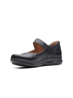 Clarks Leren Ballerina's Met Bandje Zwart -Gstar Kleding Winkel clarks leren ballerinas met bandje zwart 3