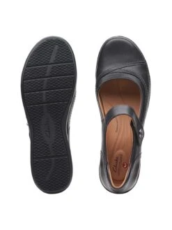 Clarks Leren Ballerina's Met Bandje Zwart -Gstar Kleding Winkel clarks leren ballerinas met bandje zwart 6