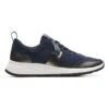 Clarks Leren Sneakers "DashLite Jazz" Donkerblauw/zwart -Gstar Kleding Winkel clarks leren sneakers dashlite jazz donkerblauw zwart