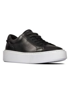 Clarks Leren Sneakers "Hero Lite" Zwart/wit -Gstar Kleding Winkel clarks leren sneakers hero lite zwart wit 1