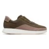 Clarks Leren Sneakers Kaki/beige