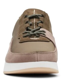 Clarks Leren Sneakers Kaki/beige -Gstar Kleding Winkel clarks leren sneakers kaki beige 2