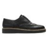 Clarks Leren Veterschoenen "Baille Brogue" Zwart -Gstar Kleding Winkel clarks leren veterschoenen baille brogue zwart