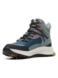 Clarks Leren Wandelboots Grijs/blauw -Gstar Kleding Winkel clarks leren wandelboots grijs blauw 3