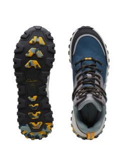 Clarks Leren Wandelboots Grijs/blauw -Gstar Kleding Winkel clarks leren wandelboots grijs blauw 6