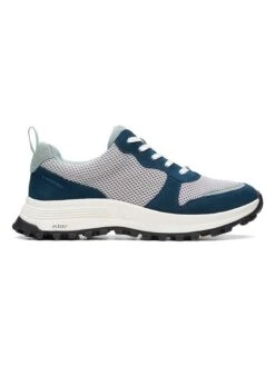 Clarks Sneakers Lichtblauw/grijs/donkerblauw