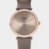 Cluse Kwartshorloge Taupe/roségoudkleurig/lichtbruin -Gstar Kleding Winkel cluse kwartshorloge taupe rosegoudkleurig lichtbruin