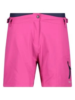 CMP 3-in-1 Fietsshort Roze/donkerblauw