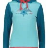 CMP Fleece Hoodie Turquoise -Gstar Kleding Winkel cmp fleece hoodie turquoise