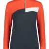 CMP Fleece Trui Antraciet/oranje/wit -Gstar Kleding Winkel cmp fleece trui antraciet oranje wit