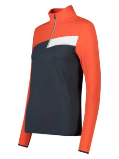 CMP Fleece Trui Antraciet/oranje/wit -Gstar Kleding Winkel cmp fleece trui antraciet oranje wit 2