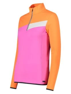 CMP Fleece Trui Roze/oranje/wit -Gstar Kleding Winkel cmp fleece trui roze oranje wit 2
