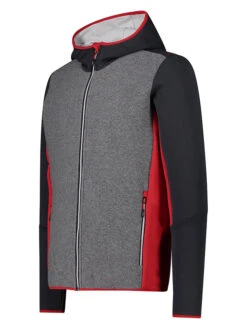 CMP Gevilte Jas Grijs/zwart/rood -Gstar Kleding Winkel cmp gevilte jas grijs zwart rood 2