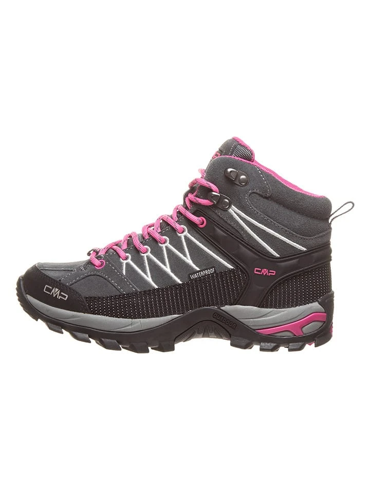 CMP Leren Trekkingboots "Rigel" Zwart/grijs 3 CMP Leren Trekkingboots "Rigel" Zwart/grijs