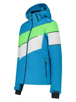 CMP Ski-/snowboardjas Blauw/groen/wit -Gstar Kleding Winkel cmp ski snowboardjas blauw groen wit 2