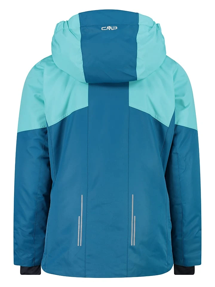 CMP Ski-/snowboardjas Turquoise/lichtblauw 4 CMP Ski-/snowboardjas Turquoise/lichtblauw - Afbeelding 2