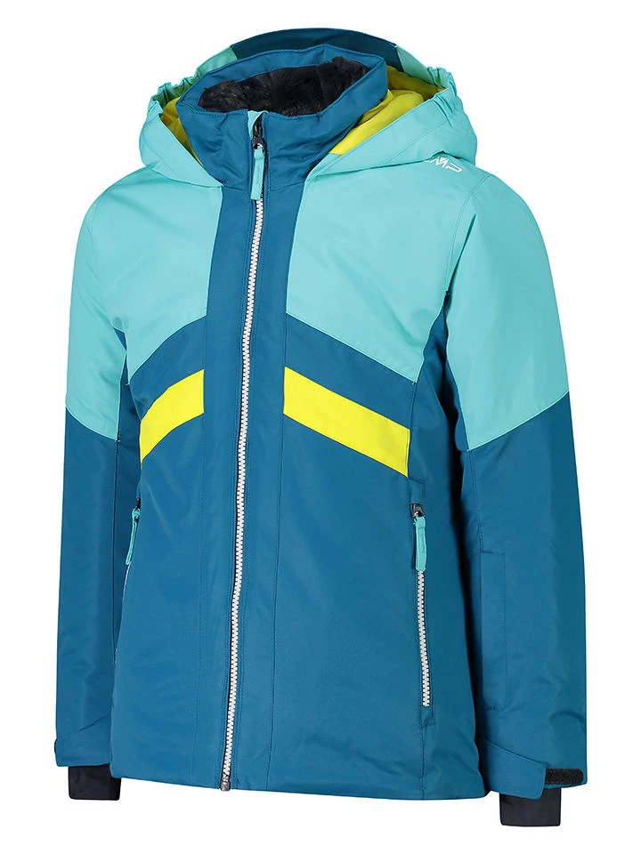 CMP Ski-/snowboardjas Turquoise/lichtblauw 5 CMP Ski-/snowboardjas Turquoise/lichtblauw - Afbeelding 3