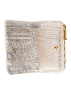 Coccinelle Leren Portemonnee Goudkleurig - (B)13 X (H)9 Cm -Gstar Kleding Winkel coccinelle leren portemonnee goudkleurig b 13 x h 9 cm 3