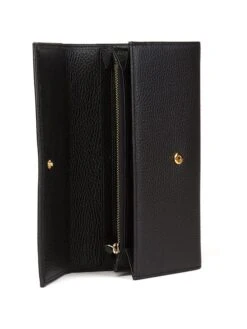 Coccinelle Leren Portemonnee Zwart - (B)20 X (H)10 Cm -Gstar Kleding Winkel coccinelle leren portemonnee zwart b 20 x h 10 cm 3