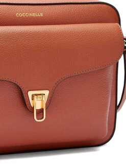 Coccinelle Leren Schoudertas Lichtbruin - (B)26 X (H)20 X (D)8,5 Cm -Gstar Kleding Winkel coccinelle leren schoudertas lichtbruin b 26 x h 20 x d 8 5 cm 3