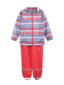 Color Kids 2-delige Regenoutfit Rood/blauw