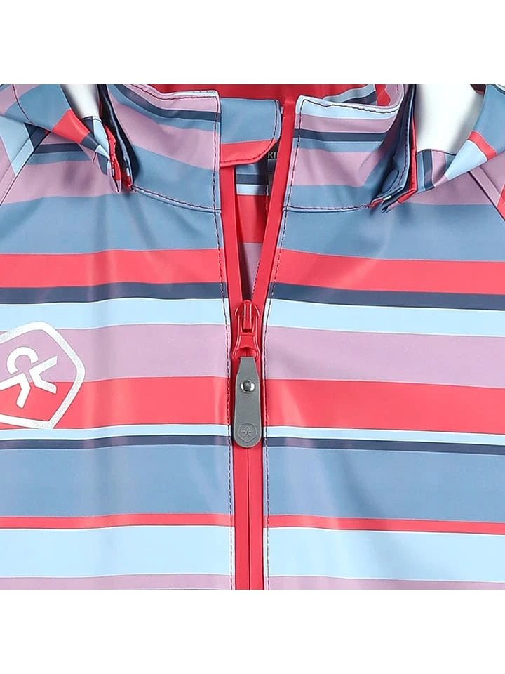 Color Kids 2-delige Regenoutfit Rood/blauw 7 Color Kids 2-delige Regenoutfit Rood/blauw - Afbeelding 5