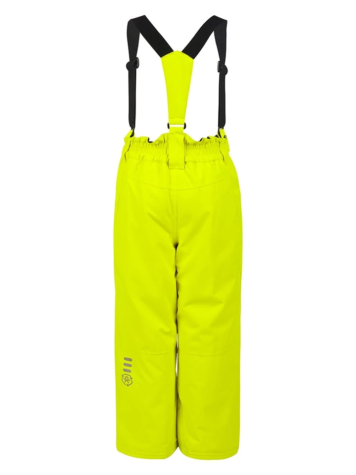 Color Kids Ski-/snowboardbroek Neongeel 4 Color Kids Ski-/snowboardbroek Neongeel - Afbeelding 2
