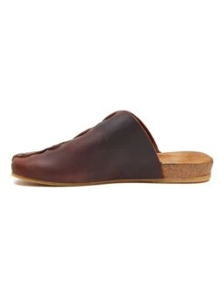 Leren Clogs Bruin -Gstar Kleding Winkel comfortfusse leren clogs bruin 1