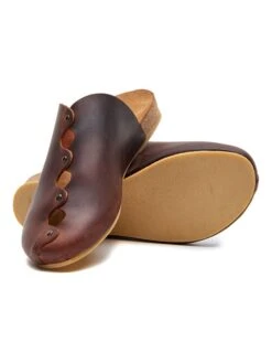 Leren Clogs Bruin -Gstar Kleding Winkel comfortfusse leren clogs bruin 4