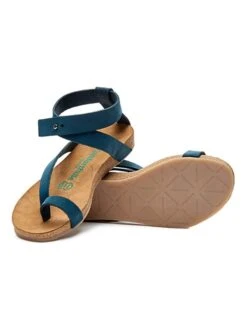 Leren Teensandalen Donkerblauw -Gstar Kleding Winkel comfortfusse leren teensandalen donkerblauw 3