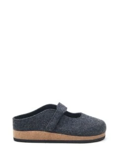 Wollen Pantoffels Antraciet -Gstar Kleding Winkel comfortfusse wollen pantoffels antraciet 1