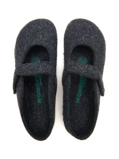 Wollen Pantoffels Antraciet -Gstar Kleding Winkel comfortfusse wollen pantoffels antraciet 4