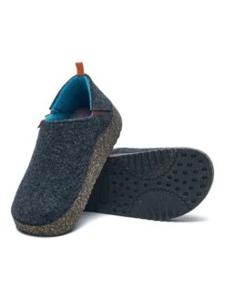 Wollen Pantoffels Donkerblauw -Gstar Kleding Winkel comfortfusse wollen pantoffels donkerblauw 2