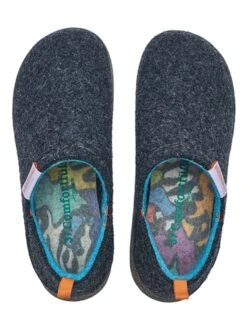 Wollen Pantoffels Donkerblauw -Gstar Kleding Winkel comfortfusse wollen pantoffels donkerblauw 4