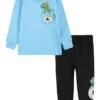 Converse 2-delige Outfit Lichtblauw/zwart