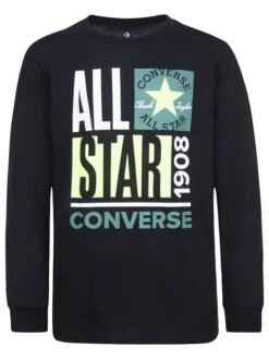 Converse Longsleeve Zwart/meerkleurig
