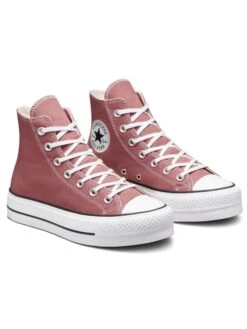 Converse Sneakers "All Star Lift HI" Lichtbruin -Gstar Kleding Winkel converse sneakers all star lift hi lichtbruin 2