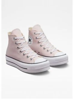 Converse Sneakers "All Star Lift HI" Lichtroze -Gstar Kleding Winkel converse sneakers all star lift hi lichtroze 1