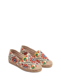 Espadrilles Crème/meerkleurig -Gstar Kleding Winkel cotto espadrilles creme meerkleurig 1