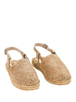 Leren Espadrilles Beige -Gstar Kleding Winkel cotto leren espadrilles beige 1