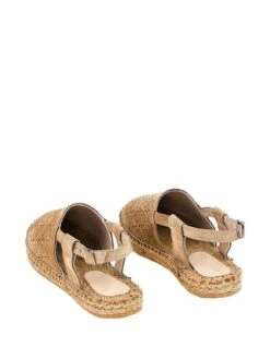 Leren Espadrilles Beige -Gstar Kleding Winkel cotto leren espadrilles beige 4